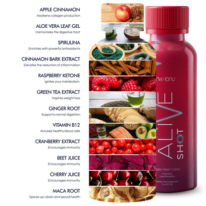30 Shots of Alive: 10 AC, 10 ABC & 10 Liquid Collagen